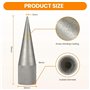 Daconovo 1 PCS Cuir Émeri Rond Perforateur Bricolage Cuir Poinçon Bord Aiguiseur Outil Poinçon Manuel Outil de Polissage 3-16MM