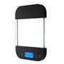 Xbsduih Balance Alimentaire Balance Numérique Onces Grammes Rechargeable Étanche Panneau de Verre Anti-Collision Charge Balances