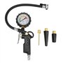 Nettoppo Gonfleur de Pneu de ManomèTre de Pneu de Voiture 220 PSI avec Compresseur d'air de ManomèTre pour Voitures Motos VéLos