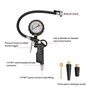 Nettoppo Gonfleur de Pneu de ManomèTre de Pneu de Voiture 220 PSI avec Compresseur d'air de ManomèTre pour Voitures Motos VéLos
