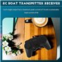 Xiniy 16 Canaux 2.4G TéLéCommande éMetteur + RéCepteur Panneau de Commande Panneau 12V ContrôLeur DIY pour RC Voiture/Bateau/Pel