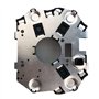 Jojomino Lot de 3 plaques de montage de roue de direction 21601029 pour camions - Numéro de pièce : 22608061 22943669 - Plaque d