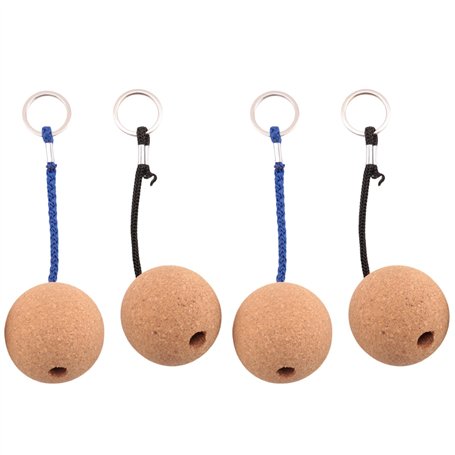 Nettoppo 4 PièCes Porte-CléS de Boule de LièGe Flottant