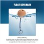 Nettoppo 4 PièCes Porte-CléS de Boule de LièGe Flottant, Accessoires de Sport Nautique de Flotteur Clé de 50Mm pour Le Surf Nata