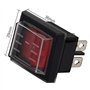 Joskeijky 1 PC 36 X 29 mm SPST 4 Broches Interrupteur à Bascule Étanche pour Aspirateurs Industriels avec Couvercle Étanche