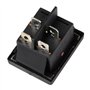 Joskeijky 1 PC 36 X 29 mm SPST 4 Broches Interrupteur à Bascule Étanche pour Aspirateurs Industriels avec Couvercle Étanche