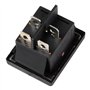 Joskeijky 1 PC 36 X 29 mm SPST 4 Broches Interrupteur à Bascule Étanche pour Aspirateurs Industriels avec Couvercle Étanche