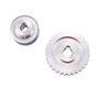 SIDNEY 2Pcs MéTal Synchrone Poulie Pignon Moteur Courroie Pignon de Roue S Cj0618 Mini Tour Engrenages