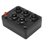 Noir Boîte de Résistance Boîte de Résistance À Décades Variable en Fer À Décades Variées 0-9999.9 Ohm 165X125X60Mm pour L'Enseig