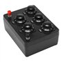 Noir Boîte de Résistance Boîte de Résistance À Décades Variable en Fer À Décades Variées 0-9999.9 Ohm 165X125X60Mm pour L'Enseig