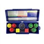 Bnnlqpsttg Kit de Test à 5 Voies pour Piscine et Spa Demande en Acide Chlore Alcalinité Totale PH Testeur de Qualité de L'Eau En
