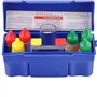 Bnnlqpsttg Kit de Test à 5 Voies pour Piscine et Spa Demande en Acide Chlore Alcalinité Totale PH Testeur de Qualité de L'Eau En