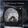 AC 0-300V Voltmetre analogique avec cadran rond