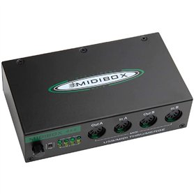 Pyatofly MIDI Box Instruments Interface MIDI USB via 64 canaux MIDI