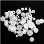 COSINE Lot de 58 rouages en plastique de styles différents pour jouets RC Accessoire pour jouet RC pour enfants