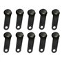 Cpolebev 10 PièCes Rw1990 RéInscriptible Rfid Tm Clé de MéMoire Tactile Ibutton Bouton D'Information Carte à Puce éLectronique