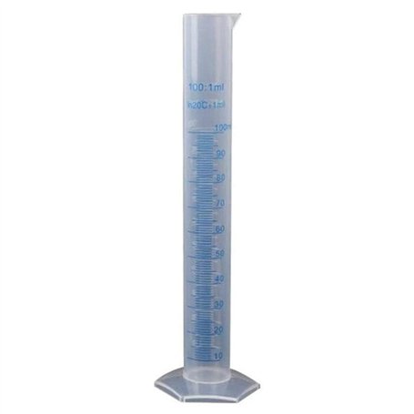 Asuinxurr Cylindre de mesure en plastique - Outil pour laboratoire (100 ml)