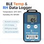 Ptdfjspt Mini Enregistreur de Données D'Humidité et de Température BT06, Capteur Interne Numérique 32000 Points, Enregistreur Bl