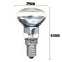 Lampe à Lave de Remplacement E14 R39 30W Projecteur à Visser Ampoule RéFlecteur Clair Spot Ampoules Lave à Incandescence 1 PièCe