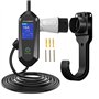 Muyilanc 3,5 KW Chargeur de Voiture Électrique Portable avec Prise de Type 2, Connecteur 16A Monophasé, Station de Charge Murale