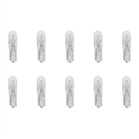 Hundnsney Lot de 10 ampoules halogènes T5 17 86 206 286 pour tableau de bord de voiture 1