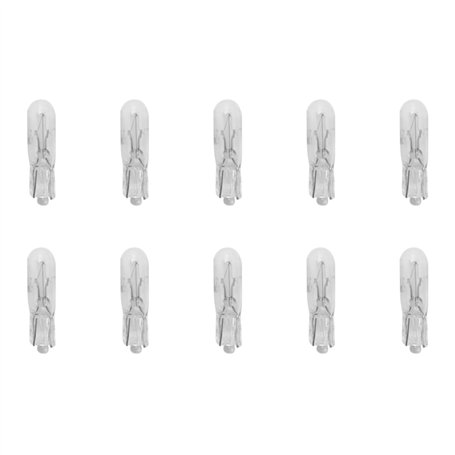Hundnsney Lot de 10 ampoules halogènes T5 17 86 206 286 pour tableau de bord de voiture 1