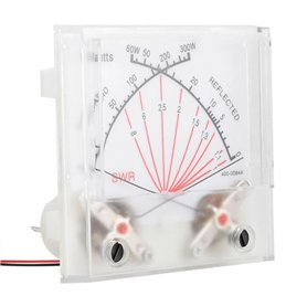 CENMEN 1 Pcs Rapport Ondes Stationnaires SWR Wattmètre Radio Émetteur Compteur de Puissance avec Rétroéclairage SWR Wattmètre En