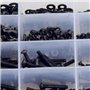 Wresetly M2M3M4 Lot de 1080 têtes rondes plates hexagonales 10,9 niveau 10,9