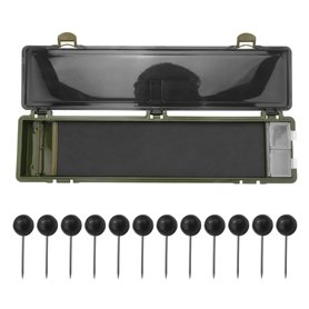 Widybord Boîte de rangement pour pêche à la carpe avec hameçon