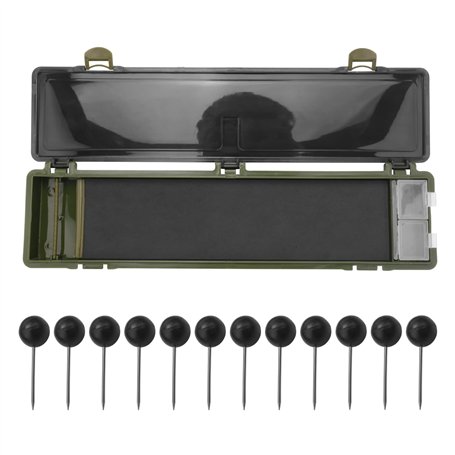 Widybord Boîte de rangement pour pêche à la carpe avec hameçon