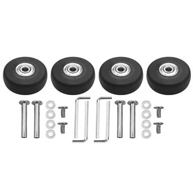 SuanQ OD 50Mm 4 Ensembles de Bagages Valise de Rechange Roues Essieux Outil de RéParation de Luxe