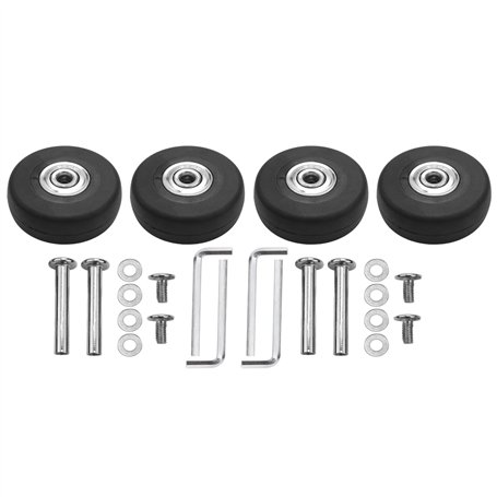 SuanQ OD 50Mm 4 Ensembles de Bagages Valise de Rechange Roues Essieux Outil de RéParation de Luxe