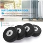 SuanQ OD 50Mm 4 Ensembles de Bagages Valise de Rechange Roues Essieux Outil de RéParation de Luxe