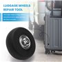 SuanQ OD 50Mm 4 Ensembles de Bagages Valise de Rechange Roues Essieux Outil de RéParation de Luxe