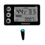 GANMEI Ebike S866 Écran LCD Meter Vélo Électrique 24V 36V 48V Panneau de Contrôle Prise Étanche pour BBS01 BBS02