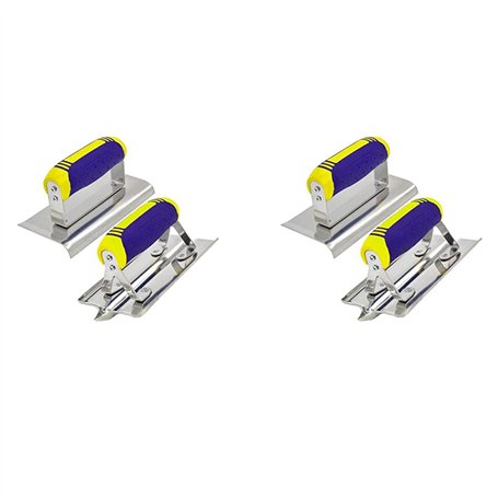 Iyalezirk 2X Ensemble D'Outils pour DéLigneuse et Rainureuse à Main en Acier Inoxydable pour Plâtre