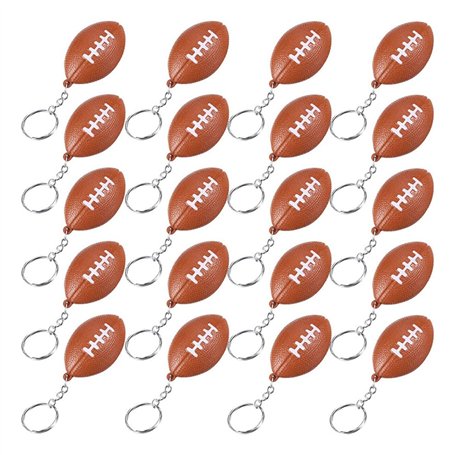 PYNQ Lot de 20 Porte-CléS Ballon de Rugby pour Les FêTes