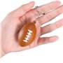 PYNQ Lot de 20 Porte-CléS Ballon de Rugby pour Les FêTes,Balle Anti-Stress de Rugby,RéCompense de Scolaire,DéCorations de Centre