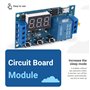 Tuesoa -521 Temporisation NuméRique 1 Voie Relais DéClencheur Cycle Minuterie Commutateur de Retard Carte de Circuit Imprimé Mod