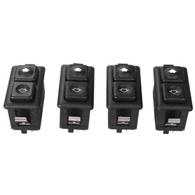 KVSERT Lot de 4 interrupteurs de fenêtre de toit ouvrant pour E30 E24 E28 à partir de 09/1986 61311381205/61 31 1 381 205