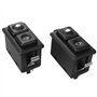 KVSERT Lot de 4 interrupteurs de fenêtre de toit ouvrant pour E30 E24 E28 à partir de 09/1986 61311381205/61 31 1 381 205