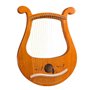 Harpe 19 Cordes Violon Grec 19 Cordes Symboles Phonétiques Sculptés pour les amateurs de musique Débutants