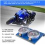 Xiniy 2PièCes SéRies Moto Carburateur Synchroniseur Jauges à Vide Outil Vide Jauge ÉQuilibreur pour / /
