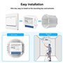 Eorleya Tuya ZigBee Zero Disjoncteur Actionné par Circuit à Deux Voies, Compatible avec la Commande Vocale, pour une Automatisat