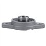 Lanko FL001 - Alliage 12 mm Bore auto-alignant coussin bloc roulement à bride
