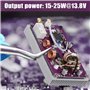 Heilanole Module D'Amplificateur de Puissance Portable DC 12-15V 20W pour Émetteur-Récepteur à Ondes Courtes avec Filtre Passe-B