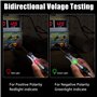Barabesty Lampe de Test 2 PièCes, Testeur de Circuit de Voiture 6V-24V DC et Testeur éLectrique de Voiture LCD NuméRique Test de