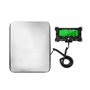 Iouaer Balance Numérique PS21 200 Kg Balance Postale Électronique Balance au Sol en Acier Inoxydable Affichage LCD Rétroéclairé 