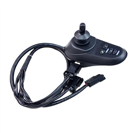 Suoumwa Manette de Commande de Fauteuil Roulant Électrique 24 V 50 A avec Port USB de Remplacement pour Manette de Fauteuil Roul