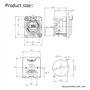 Muuoeou Lot de 10 connecteurs Ethercon RJ45 encastrables NE8FDP Ethercon série D Cat5 RJ45 femelle encastrable